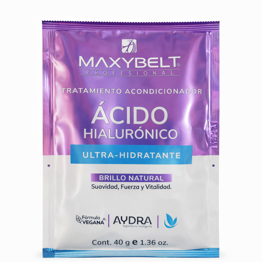 TRATAMIENTO ACONDICIONADOR ÁCIDO HIALURÓNICO ULTRA-HIDRATANTE MAXYBELT X 40 G