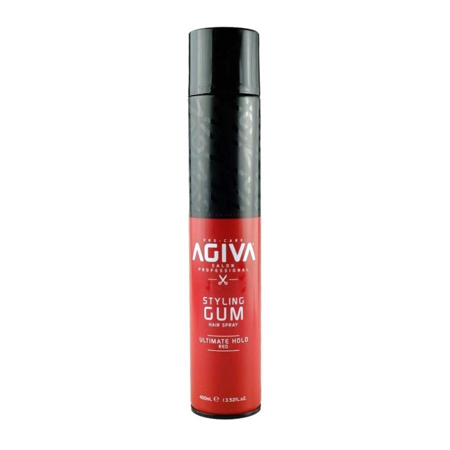 AGIVA LACA FIJADORA STYLING GUM HAIR SPRAY ULTIMATE HOLD RED (400 ML)