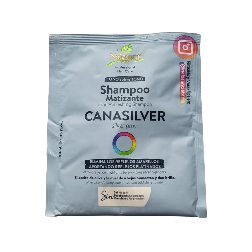 NAISSANT SHAMPOO MATIZANTE CANA SILVER 40ML
