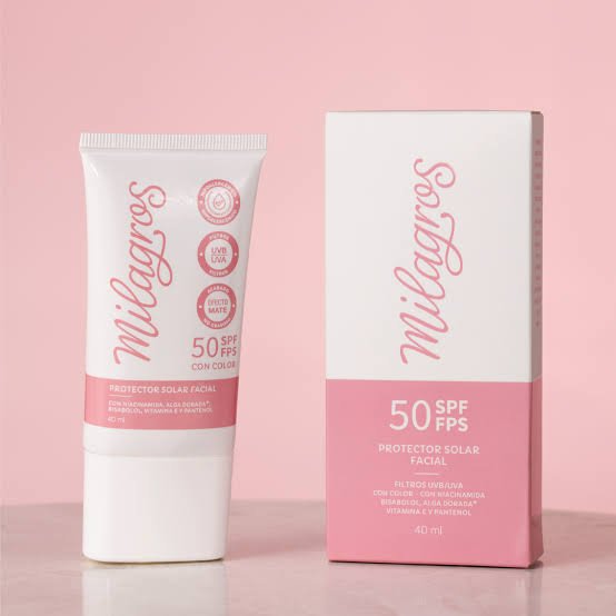 MILAGROS PROTECTOR SOLAR FACIAL CON COLOR SPF 50 40 ML