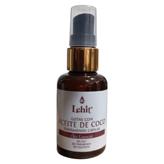 LEHIT GOTAS CON ACEITE DE COCO TRATAMIENTO CAPILAR ÓLEO ESENCIAL 50 ML