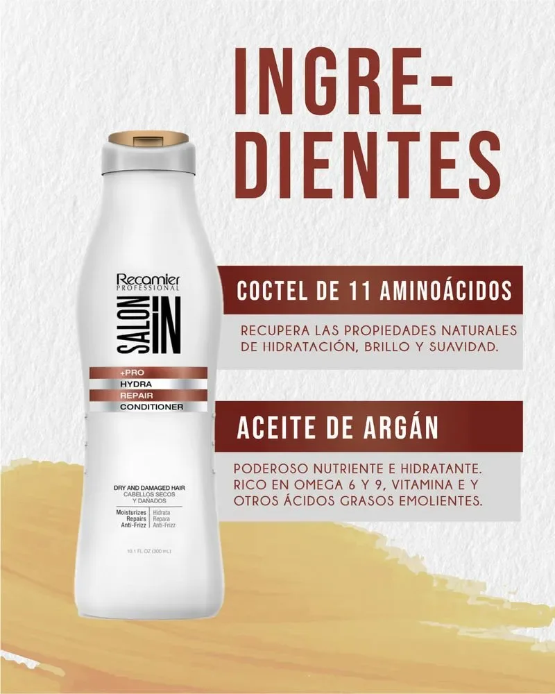 RECAMIER ACONDICIONADOR HYDRA REPAIR SALON IN X300ML