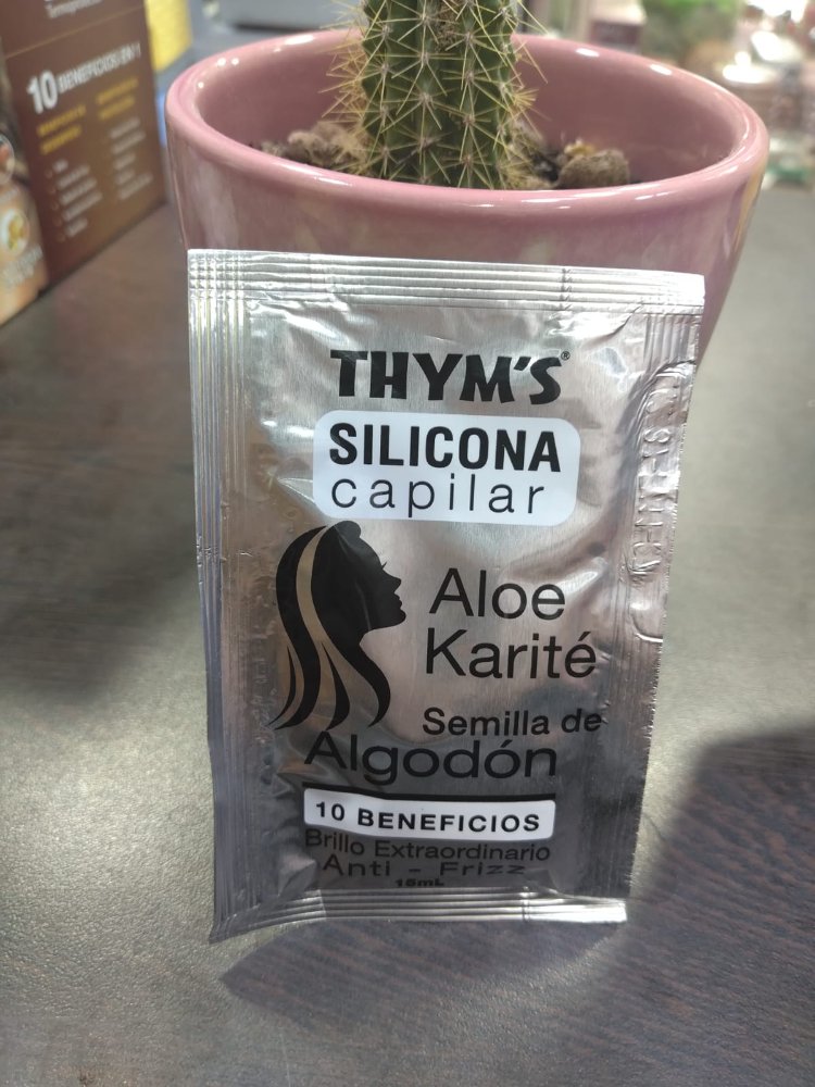 THYMS SILICONA CAPILAR ALOE KARITÉ SEMILLA DE ALGODÓN 15 ML