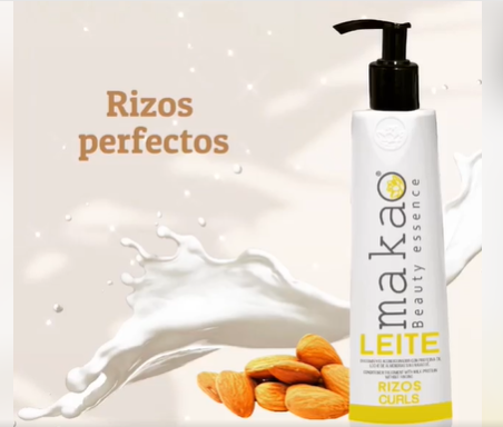 MAKAO  CREMA DE PEINAR LEITE RIZOS CURLS   350ML