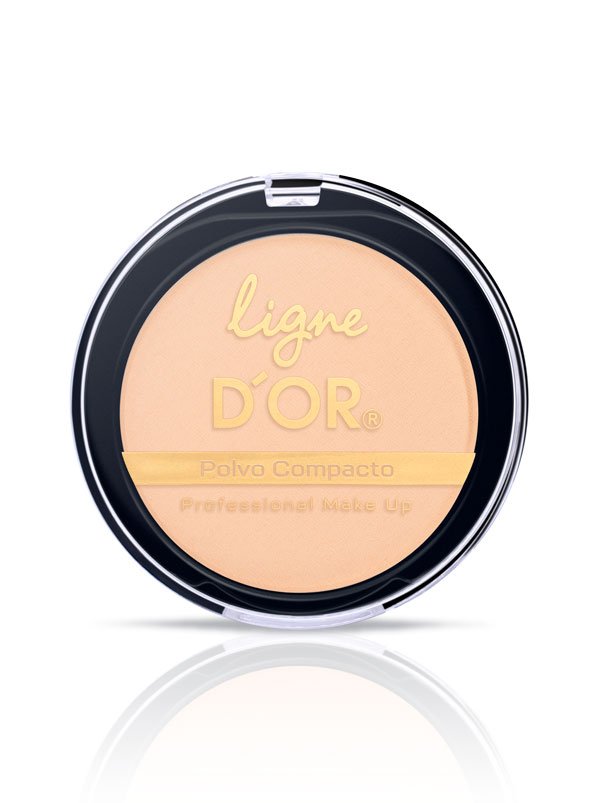 POLVO COMPACTO PROFESSIONAL MAKE UP LIGNE D'OR CON POLVO DE ARROZ 14 G