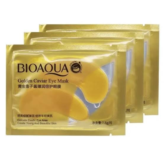 PARCHES PARA OJOS GOLDEN CAVIAR EYE MASK BIOAQUA 7.5 G