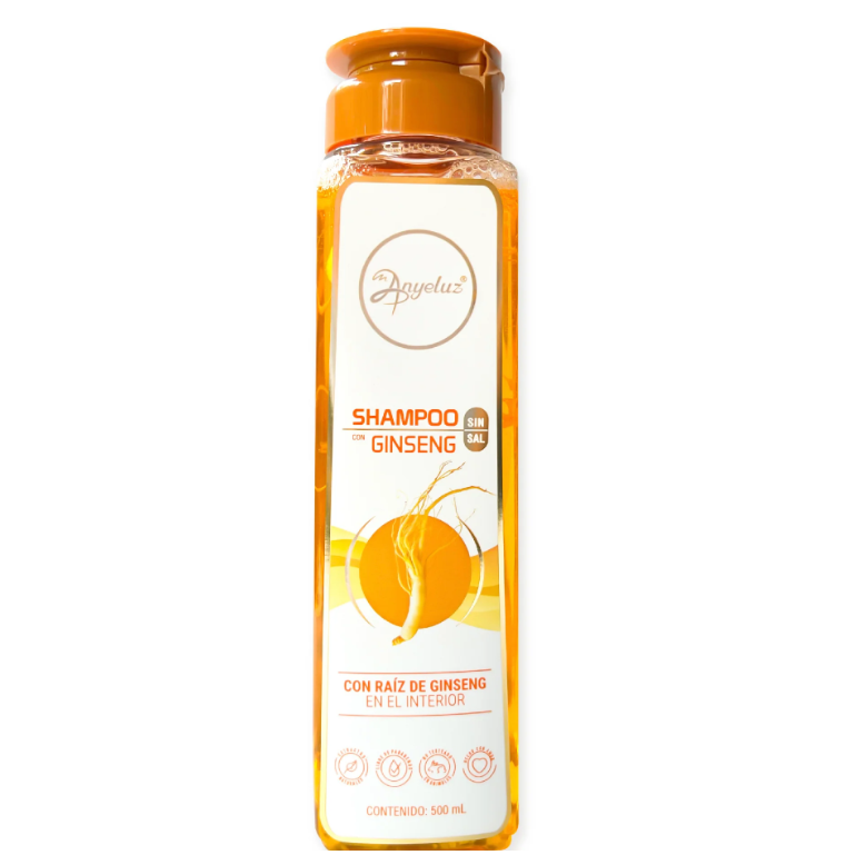 SHAMPOO CON GINSENG SIN SAL 500 ML ANYELUZ