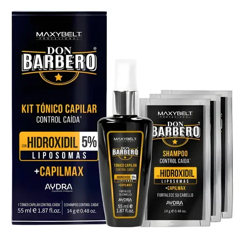 MAXYBELT DON BARBERO KIT TÓNICO CAPILAR CONTROL CAÍDA