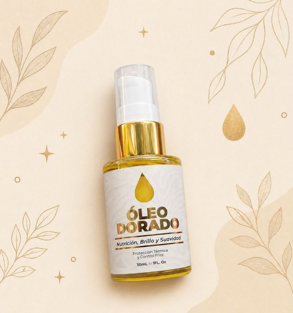 ÓLEO DORADO NUTRICIÓN, BRILLO Y SUAVIDAD SOY RIZOS 30 ML