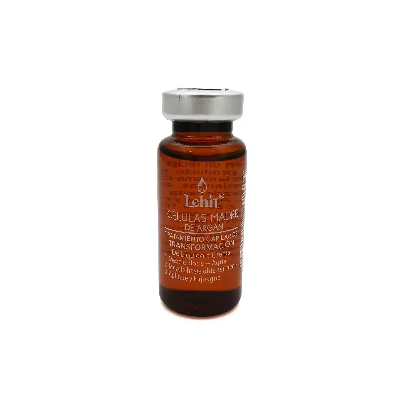 LEHIT CÉLULAS MADRE DE ARGÁN TRATAMIENTO DE TRANSFORMACIÓN DE LÍQUIDO A CREMA 15 ML