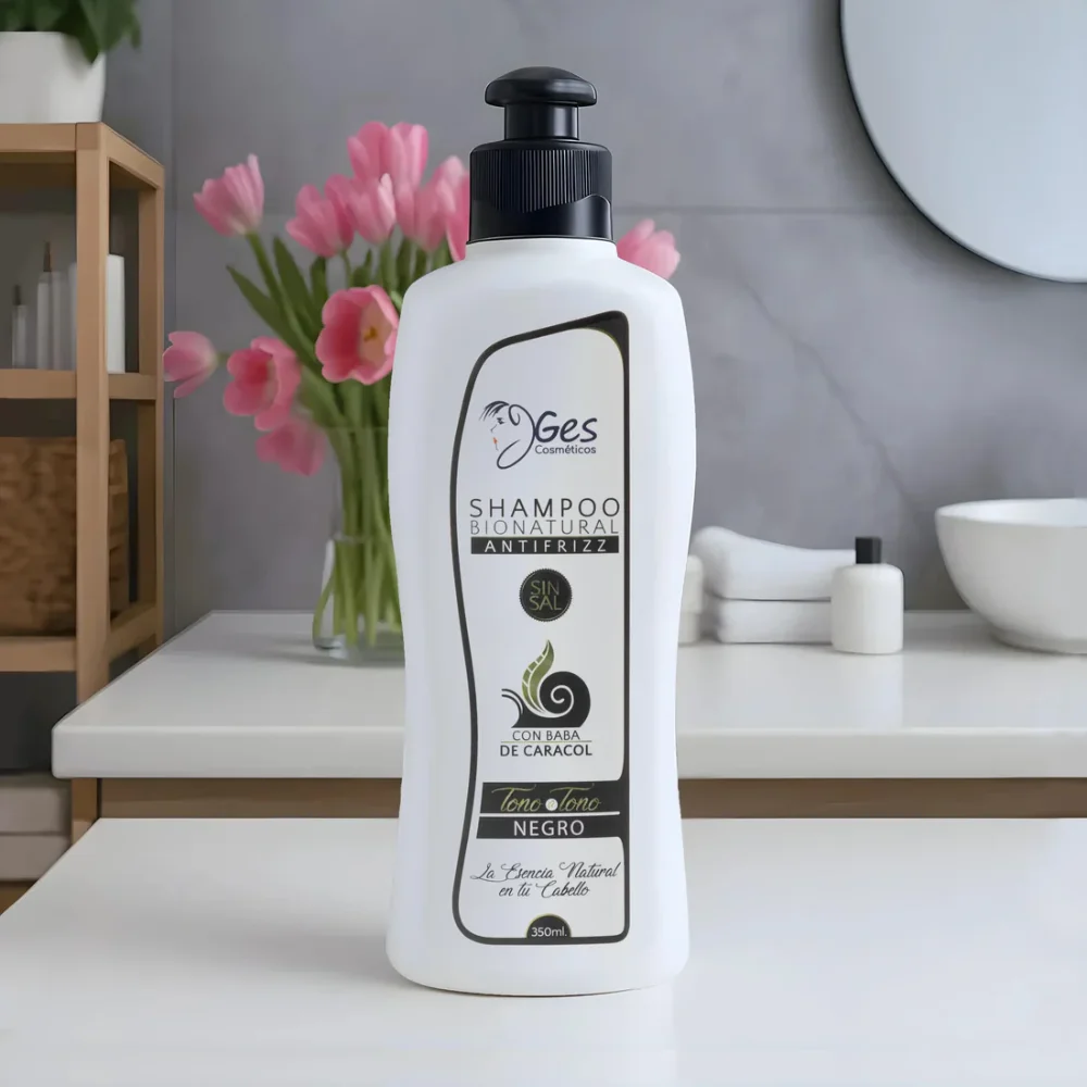 SHAMPOO TONO A TONO NEGRO GES X 350ML