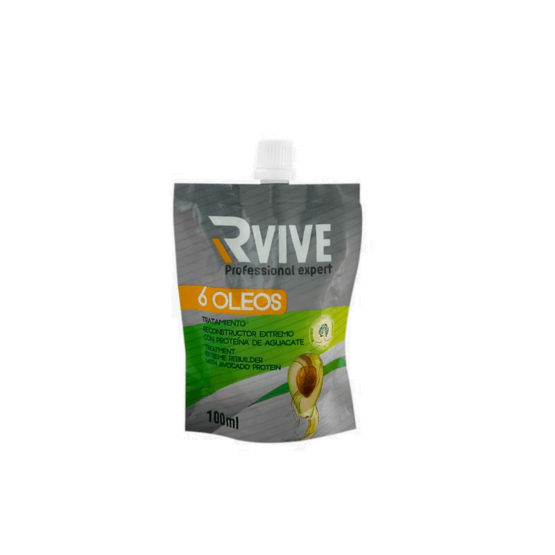 RVIVE PROFESSIONAL EXPERT 6 OLEOS TRATAMIENTO RECONSTRUCTOR EXTREMO CON PROTEÍNA DE AGUACATE 100 ML