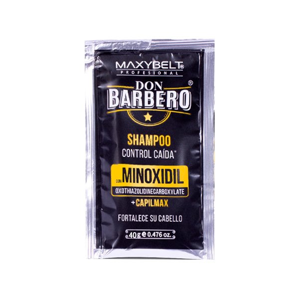 SHAMPOO CONTROL CAÍDA MINOXIDIL DON BARBERO MAXYBELT X 40 G