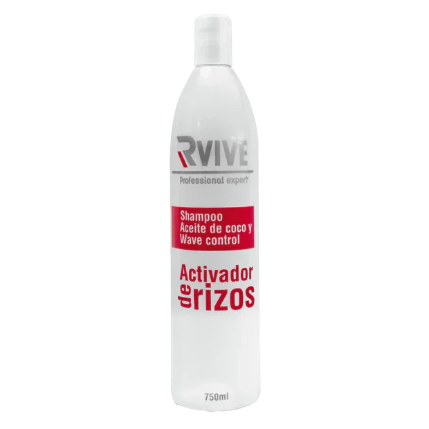 SHAMPOO ACEITE DE COCO Y WAVE CONTROL ACTIVADOR DE RIZOS RVIVE PROFESSIONAL EXPERT 700 ML