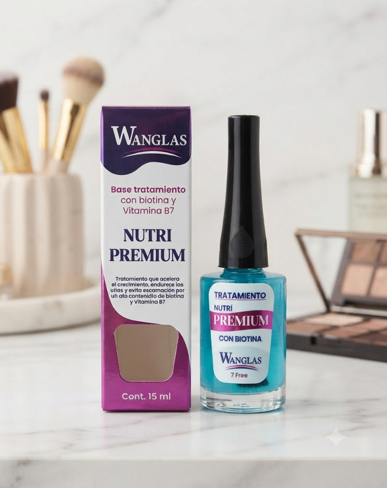 BASE TRATAMIENTO CON BIOTINA NUTRI PREMIUM WANGLAS 15 ML