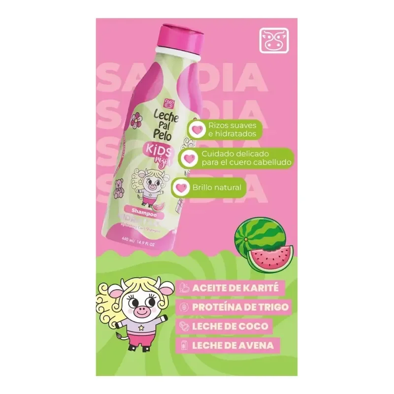 LECHE PAL PELO SHAMPOO HIDRATANTE KIDS X 440ML