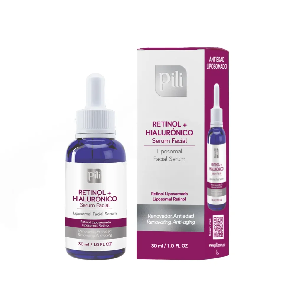 SERUM FACIAL PILI RETINOL + ÁCIDO HIALURÓNICO 30ML