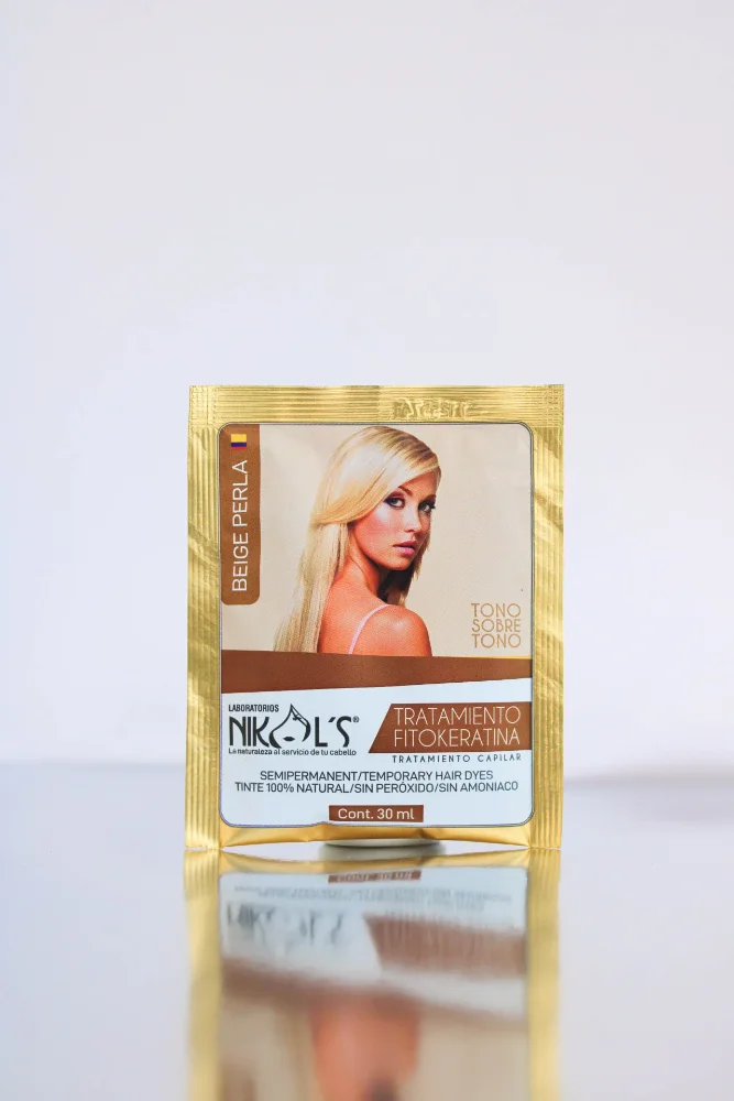 TRATAMIENTO FITOKERATINA NIKOL'S BEIGE PERLA 30ML