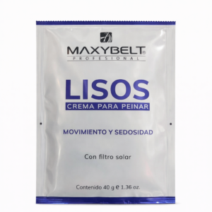 CREMA PARA PEINAR LISOS MOVIMIENTO Y SEDOSIDAD MAXYBELT X 40 G