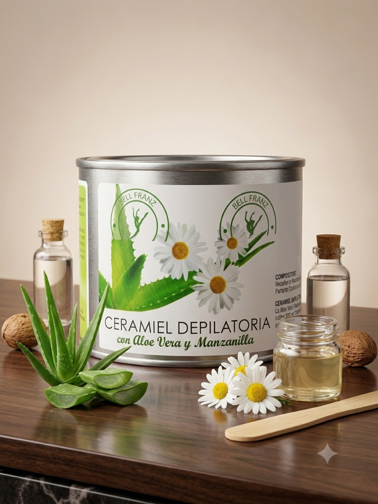 BELL FRANZ CERAMIEL DEPILATORIA ALOE VERA Y MANZANILLA X500GR