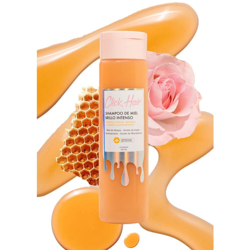 SHAMPOO DE MIEL BRILLO INTENSO CLICK HAIR 300 ML