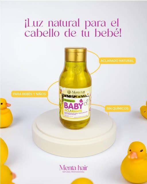 MENTA HAIR SHAMPOO BABY ACLARANTE X 550ML