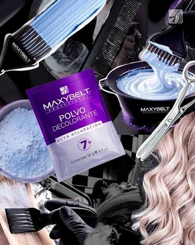 MAXYBELT PROFESIONAL POLVO DECOLORANTE ALTA ACLARACIÓN 7 DE 50 G