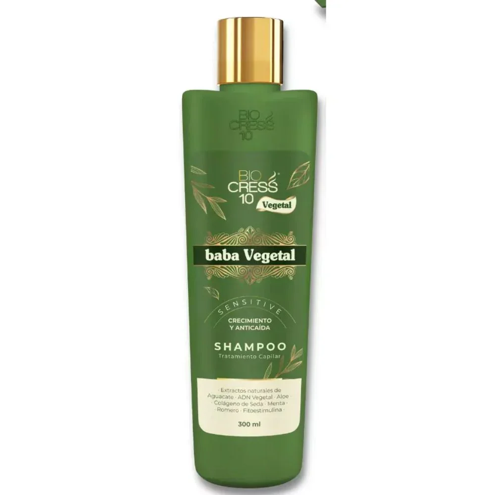 SHAMPOO BABA VEGETAL BIO CRESS 10 300 ML