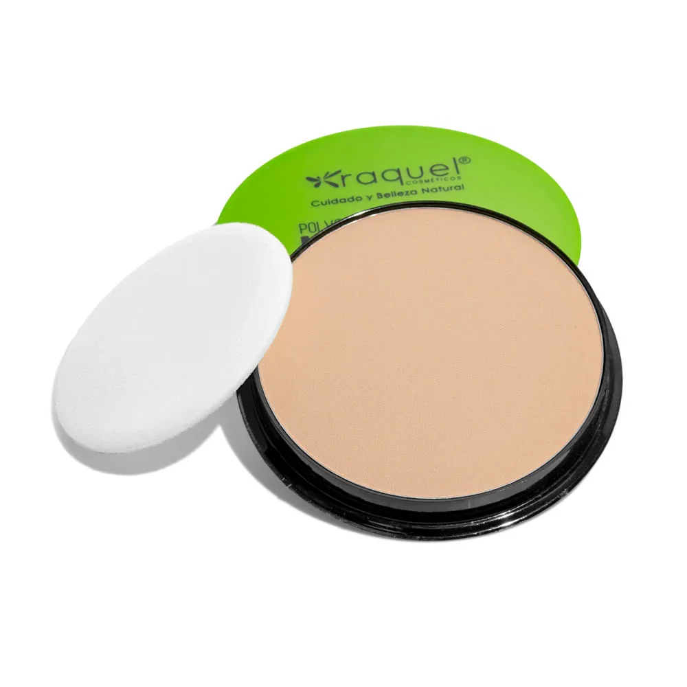 RAQUEL COSMÉTICOS POLVO FACIAL COMPACTO MINERALS 14 G