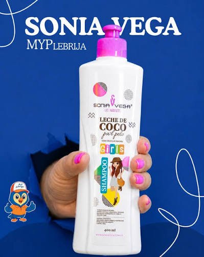 SHAMPOO LECHE DE COCO PA'L PELO GIRLS SONIA VEGA 400 ML