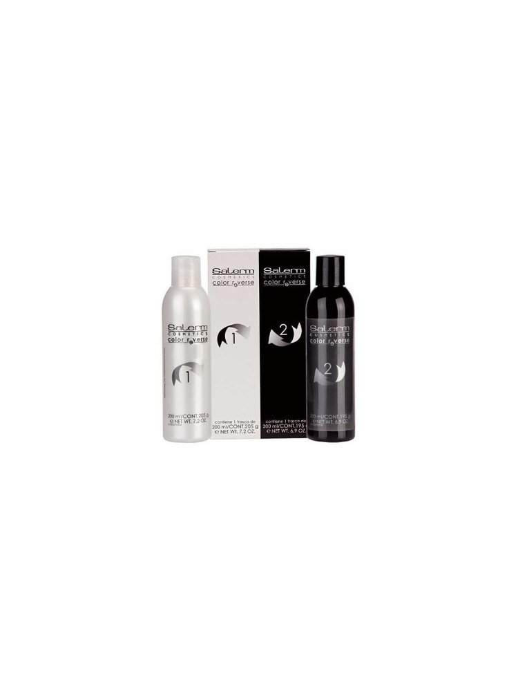 KIT REVELADOR DE COLOR SALERM PASO 1Y2  200ML C/U