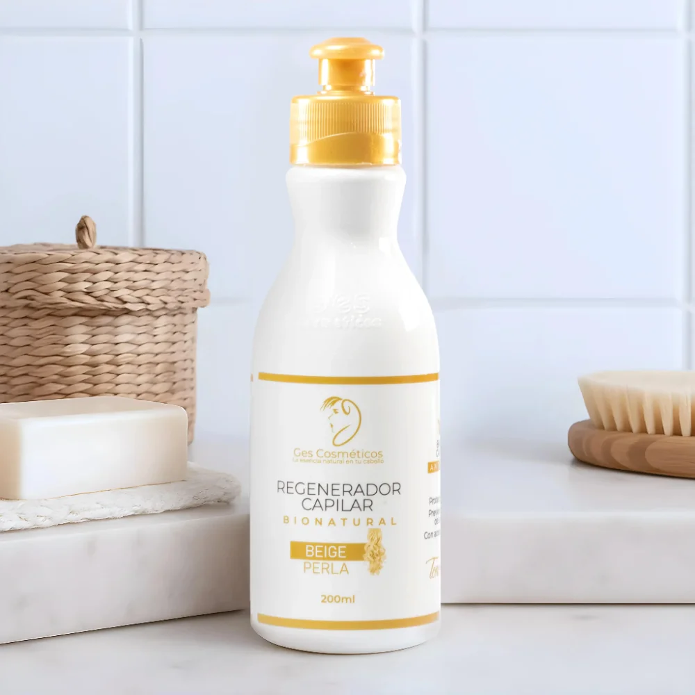 REGENERADOR CAPILAR BIONATURAL BEIGE PERLA GES COSMÉTICOS (200 ML)