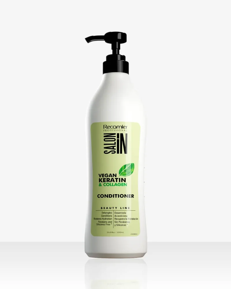 RECAMIER ACONDICIONADOR VEGAN KERATIN & COLLAGEN SALON IN 1000 ML