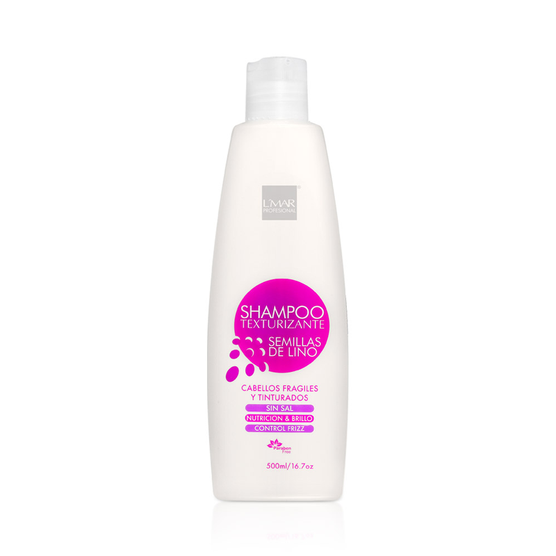 SHAMPOO TEXTURIZANTE SEMILLAS DE LINO L'MAR PROFESIONAL 500 ML