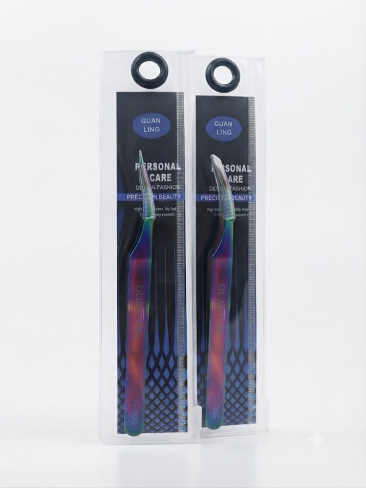 PINZA DE PRECISIÓN TORNASOL PARA PESTAÑAS GUAN LING