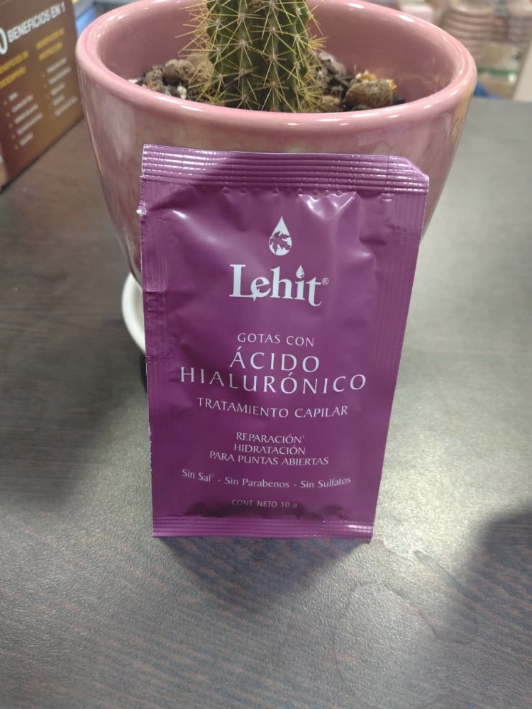 LEHIT GOTAS CON ÁCIDO HIALURÓNICO TRATAMIENTO CAPILAR 10 G