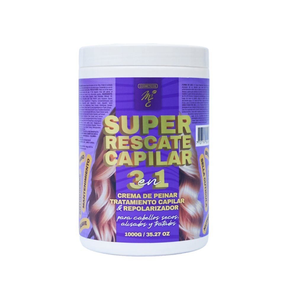 TRATAMIENTO SUPER RESCATE CAPILAR 3EN1 MYE X 1000 G