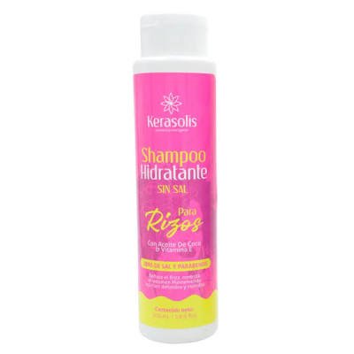 SHAMPOO HIDRATANTE SIN SAL PARA RIZOS COCO/VITA E KERASOLIS X 500ML