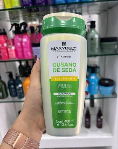 MAXYBELT PROFESIONAL SHAMPOO GUSANO DE SEDA TEXTURIZANTE 400 ML