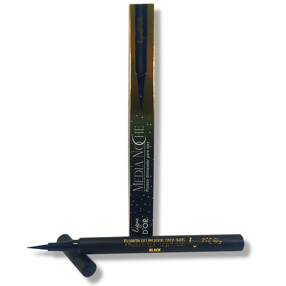 PLUMÓN DELINEADOR LIGNE D'OR MEDIA NOCHE BLACK 1.2 ML