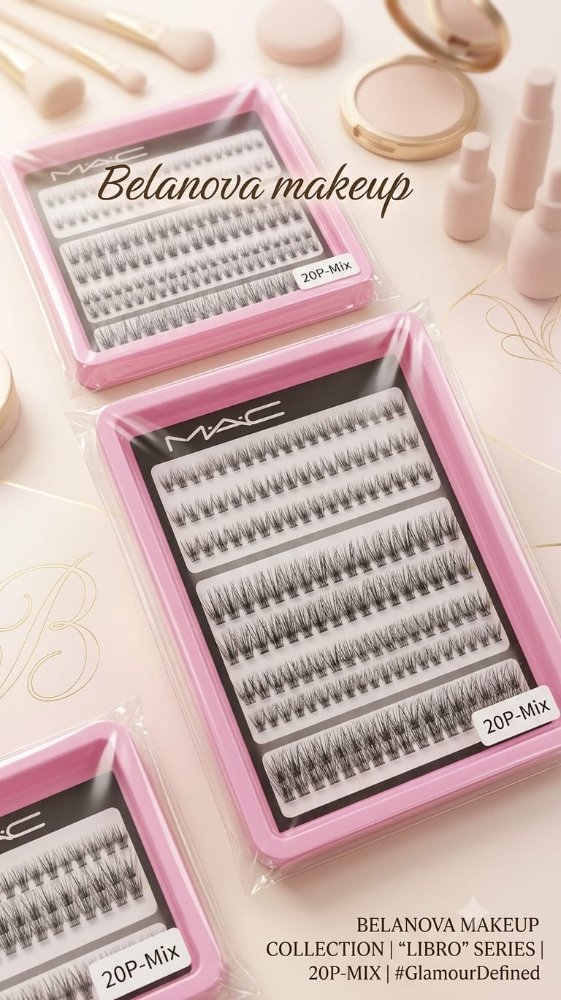 PESTAÑAS PUNTO A PUNTO EYELASHES LIBRO SERIES (20P-MIX)