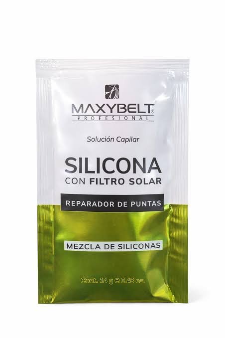 MAXYBELT PROFESIONAL SILICONA CON FILTRO SOLAR REPARADOR DE PUNTAS 14 G