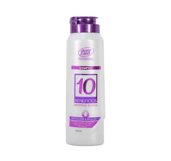 SHAMPOO 10 BENEFICIOS DEFENSA DIARIA DUVY CLASS PROFESSIONAL 400 ML