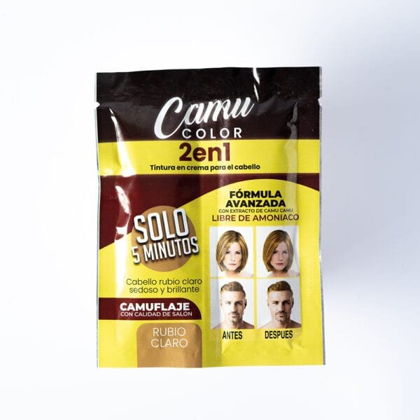 CAMU COLOR 2EN1 TINTURA EN CREMA PARA EL CABELLO 30 G