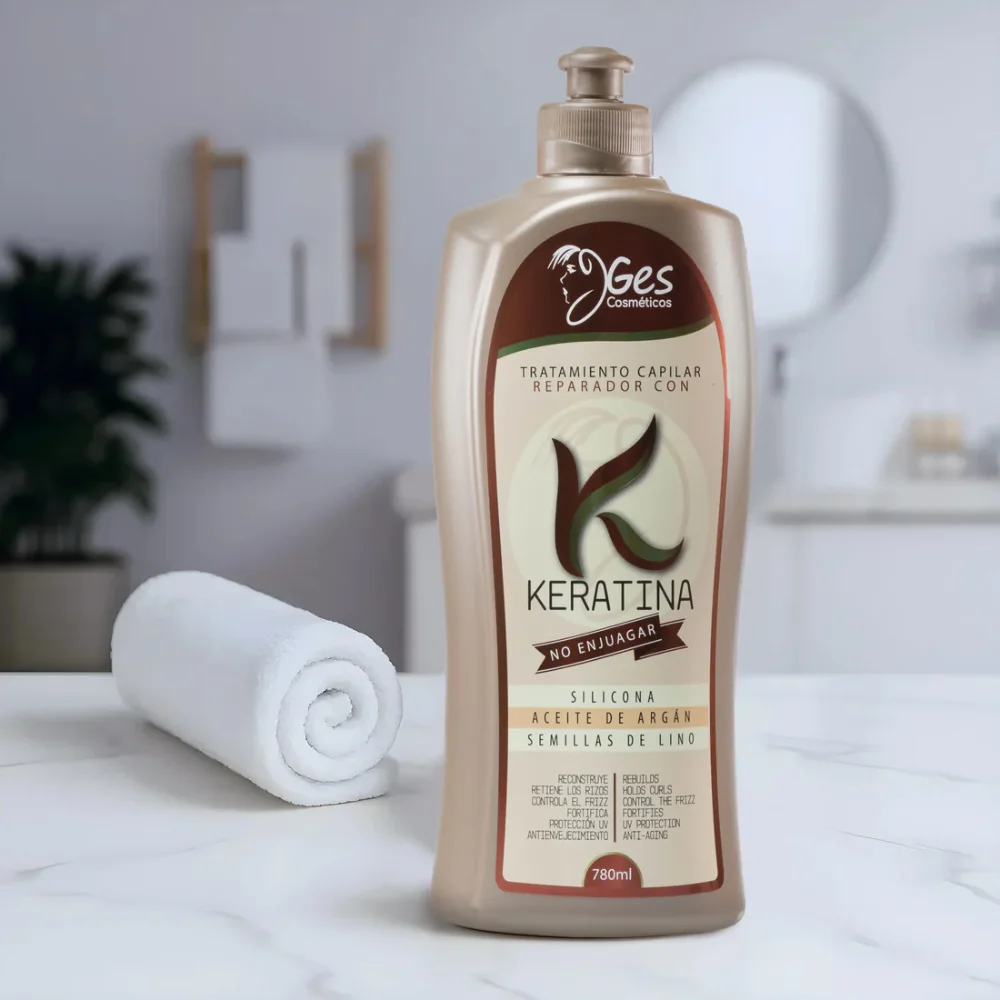 TRATAMIENTO CAPILAR KERATINA SILICONA GES X 780ML