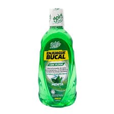 ENJUAGUE BUCAL CON FLÚOR MENTA YOKY DENT