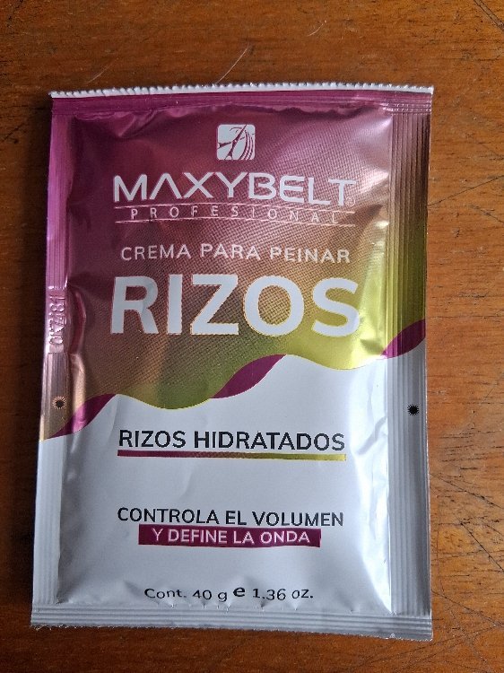 CREMA PARA PEINAR RIZOS HIDRATADOS MAXYBELT X 40 G
