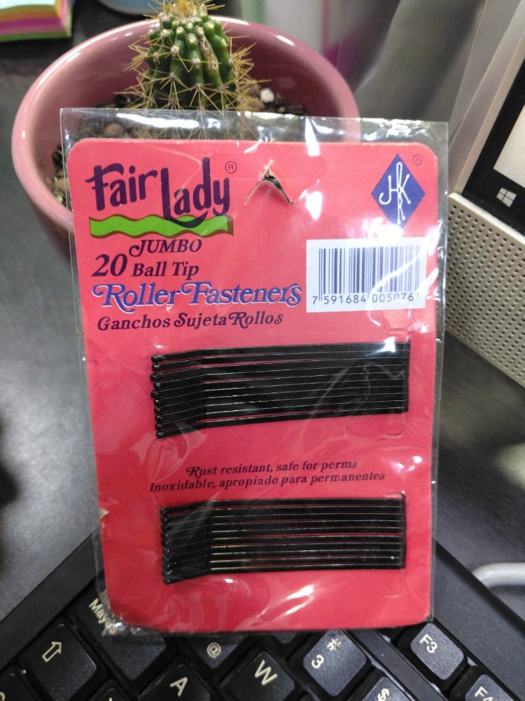 FAIR LADY GANCHOS SUJETA ROLLOS JUMBO 20 UNIDADES