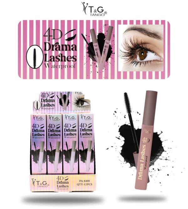 MÁSCARA DE PESTAÑAS T&G TANGO 4D DRAMA LASHES WATERPROOF X 1 UN