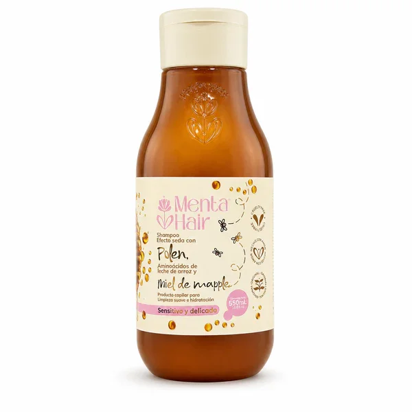 MENTA HAIR SHAMPOO EFECTO SEDA CON POLEN